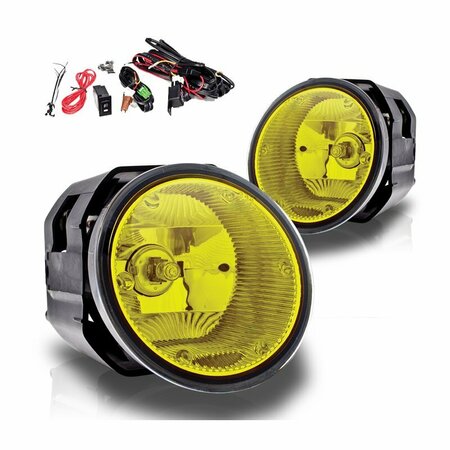 WINJET Fog Lights - Yellow - Wiring Kit Included CFWJ-0097-Y